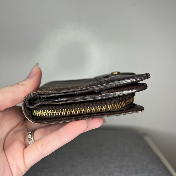 🔥Louis Vuitton Unisex Damier Ebony Bifold Zippy Wallet Pristine Condition. - Picture 8 of 14